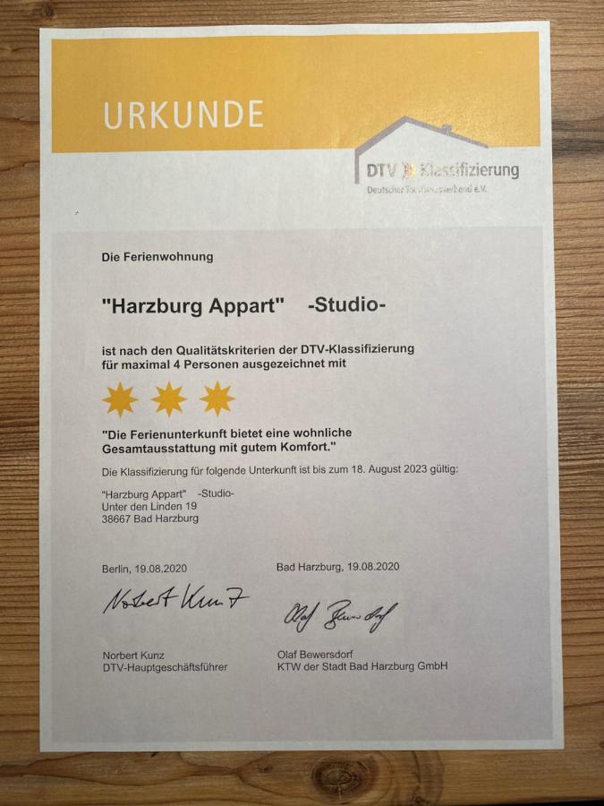 Appartement Harzburg Appart Unter Den Linden 19 à Bad Harzburg Extérieur photo